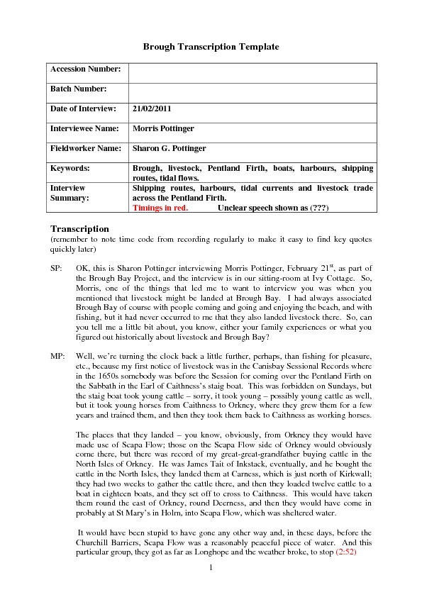 Morris Pottinger interview transcription.pdf