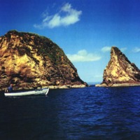 Sinclair Coghill out in his boat 'Tern'.
