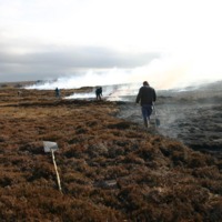 Dunnet Head Fire April 2009.